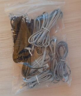 Телефонный кабель RJ-9/RJ-11/RJ-14 в ассортименте