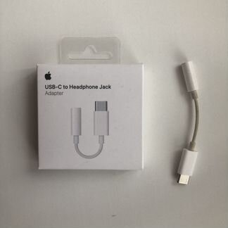 Адаптер Apple USB-C to jack. Для макбука/айпада