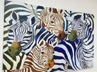 Картина «семь зебр» объявление продам