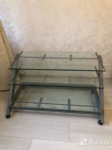 Стеклянная тумба