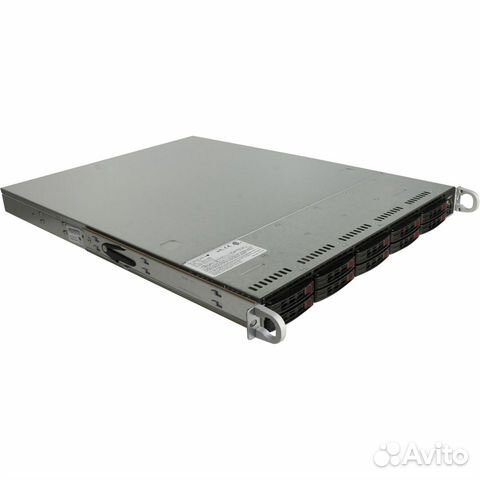 Корпуса Supermicro 1U 8-10x2.5, 4x3.5 HDD 2xPSU