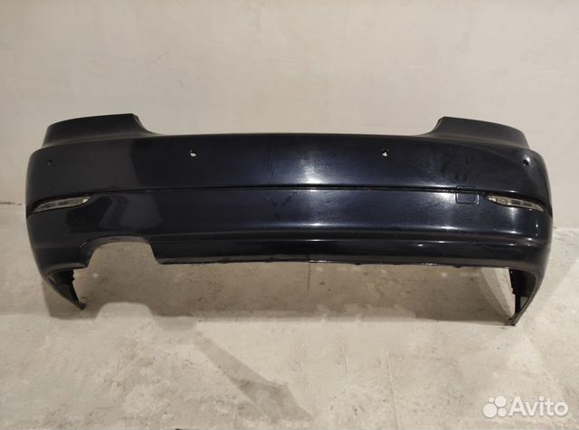 Бампер задний BMW E60 синий