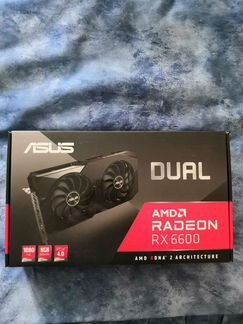 Видеокарта Аsus Dual Radeon RX6600 на 8gb