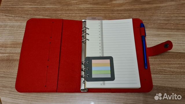 Ежедневник на кольцах со сменными блоками А5