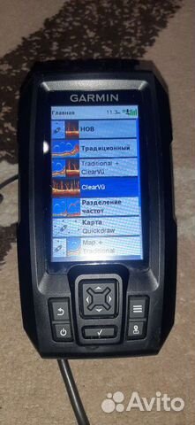 Эхолот garmin striker plus 4cv, датчик GT20-TM