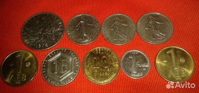 Коллекция монет,жетонов,коинов-1300 штук