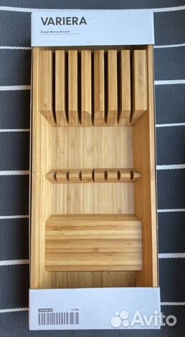 Новая подставка для ножей варьера икея бамбук