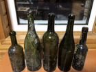 5 старинных бутылок (цена за все)