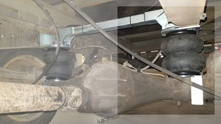 Пневмоподвеска газ, Газель next задняя ось усилен