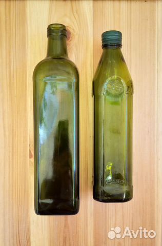 Бутылки цветное стекло 0.5л и 0.75л декоративные