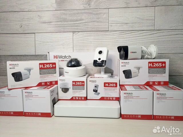 Видеонаблюдение на 8 IP камер