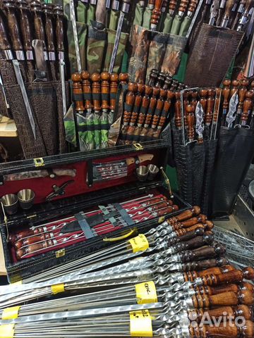 Шампура. Наборы шампуров в чехлах и кейсах