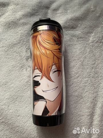 Термо кружка с Тартальей genshin inmact