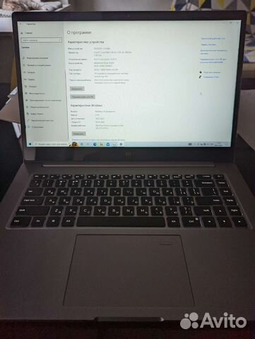 Ультрабук Xiaomi notebook pro 15.6 i7 16gb