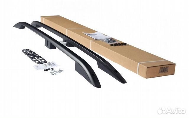 Рейлинги на крышу Toyota Prado 150 черный