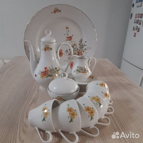 Кофейный сервиз Германия Илменау