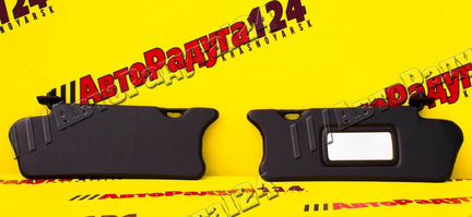 Солнцезащитный козырек ваз 2110 черный с зеркалом