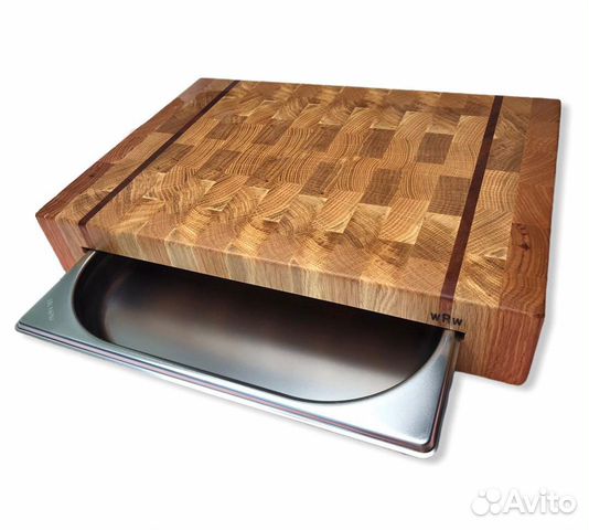 Доска разделочная с гастроемкостью 40х30х7см