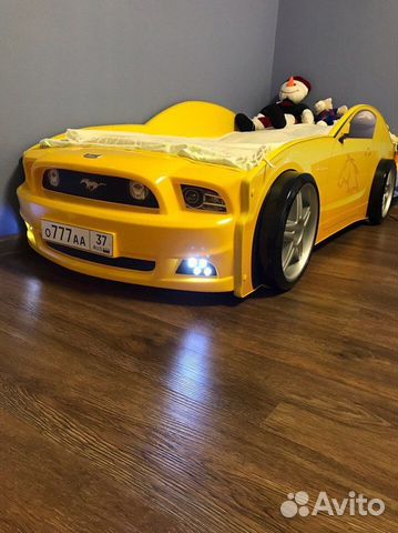 Детская Кровать машинка. Mustang Light Plus