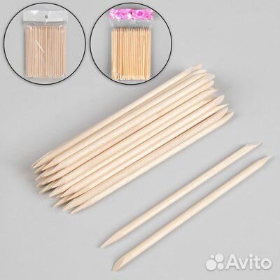 Апельсиновые палочки для маникюра, набор 100 шт