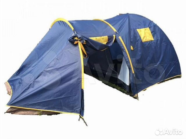 Палатка четырехместная с большим коридором