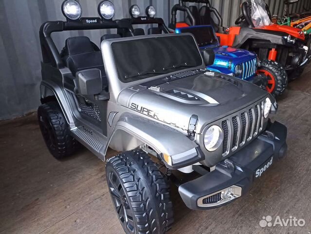 Электромобиль новый джип вранглер 4 вд