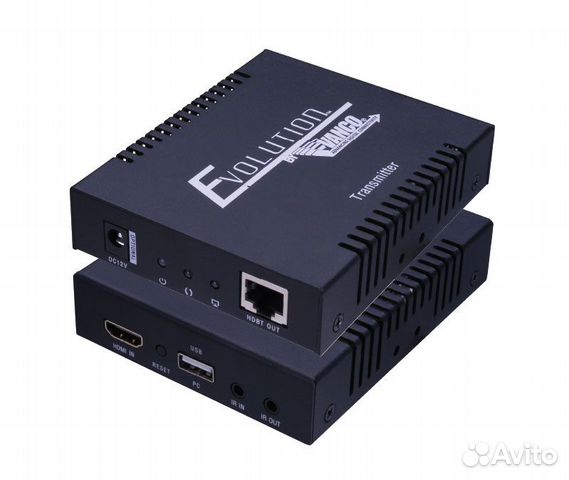 Удлинитель видео Hdbaset Vanco Evexkvm2