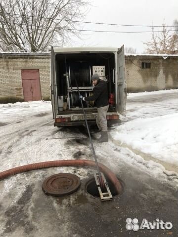 Устранение засоров, прочистка, промывка канализаци