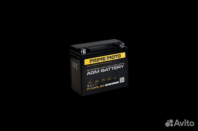 Акб Мото 12В 18Ач о.п. Prime AGM ток350 177х88х154