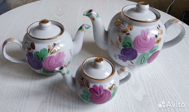 Набор чайников Дулево 