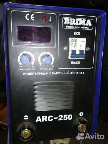 Сварочный инвертор Brima Arc 250/220 V