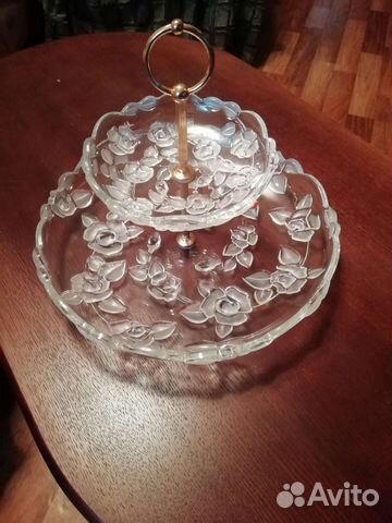 Ваза двухярусная для фруктов