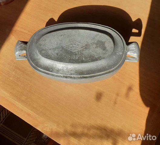 Казан чугунный, утятница