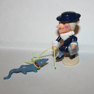 Шапокляк с крысой на веревке, Дворник из Чебурашки