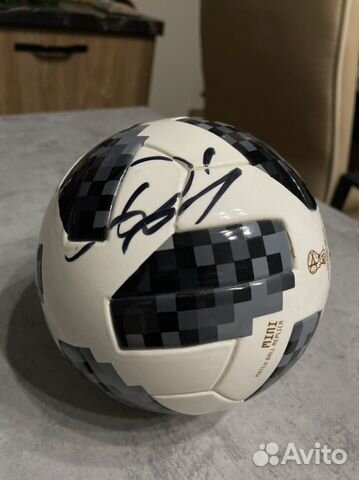 Футбольный мяч с автографом Станислава Черчесова