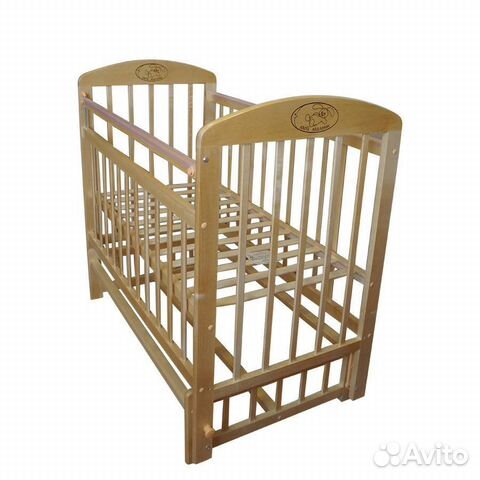 Детская кроватка Ивашка «Мой малыш» с маятником