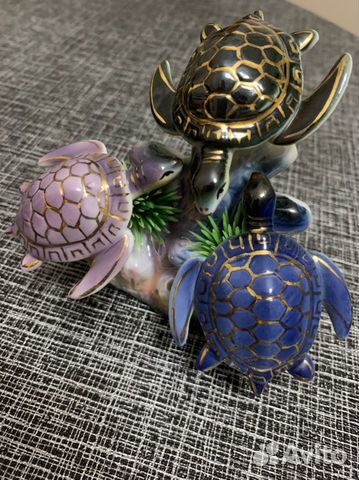 Керамическая фигурка «Три черепашки