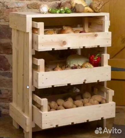 Ящик-стеллаж для хранения овощей