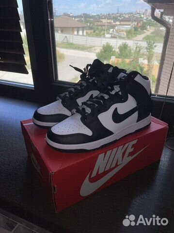 nike dunk high retro black white