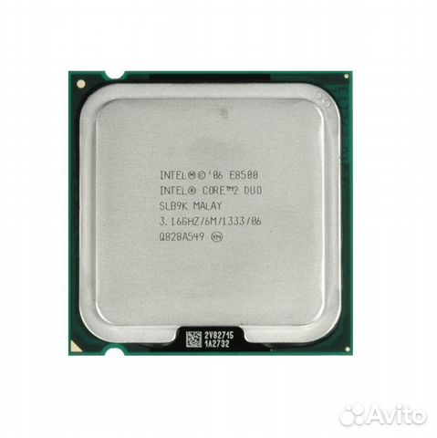 Б/у Core2Duo E8500 3,16/6/1333 slb9k