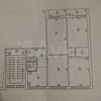 4-к. квартира, 78,2 м², 4/5 эт.