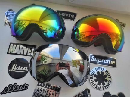 Маска горнолыжная очки для сноуборда