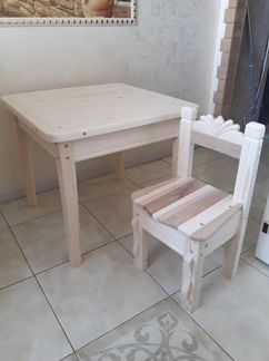 Комплект Детский стул и стол. Новые