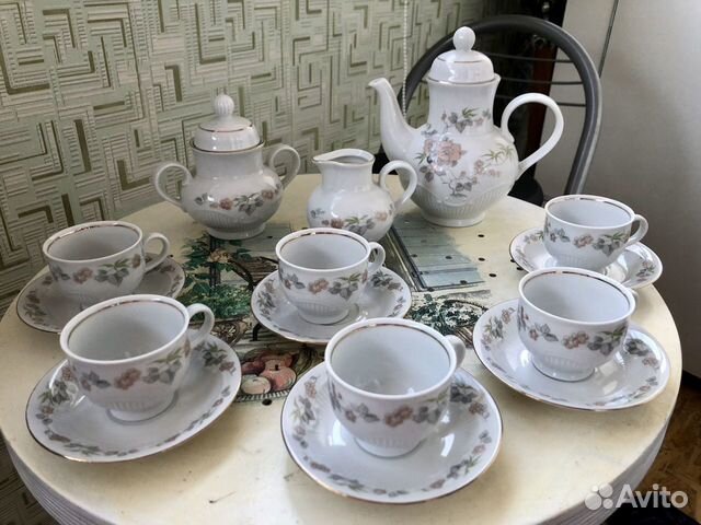 Сервиз кофейный Кольдиц Фарфор из гдр