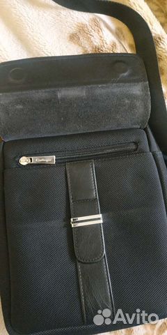 Барсетка кожаная мужская через плечо