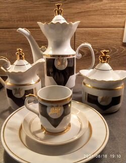 Кофейный сервиз на 6 персон, ссср-1970г