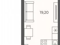 Квартира-студия, 24,1 м², 12/26 эт.