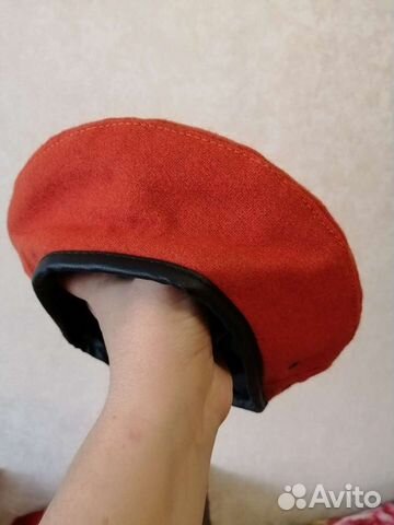 Берет кадетский оранжевый