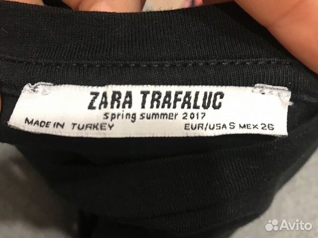 Платье черное zara S