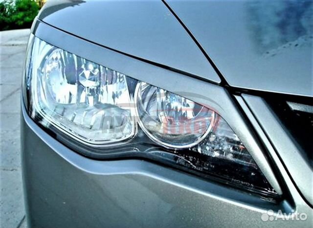 Реснички на фары для Honda Civic 4D (8)